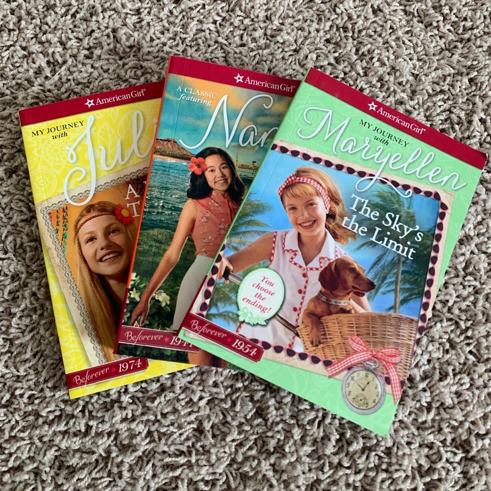 American Girl doll books hardly used
